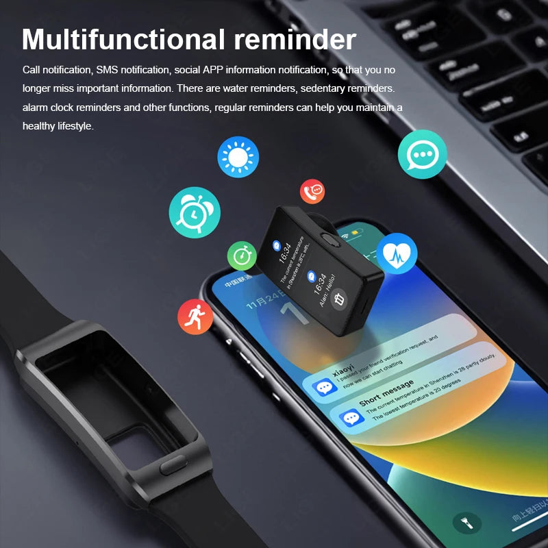 LIGE TWS 2 In 1 Uomini Donne Smart Watch ECG GPS Impermeabile Frequenza cardiaca Ossigeno Bluetooth Auricolare Fare Telefonate 2025 Nuovo