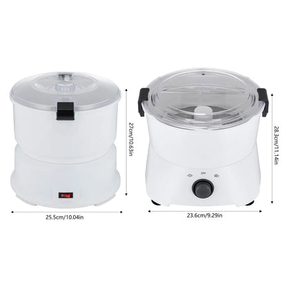 Potato Peeler Electric, Large Capacity Peeler with Stainless Steel Blades for Kitchens Restaurant Fast Food Shops