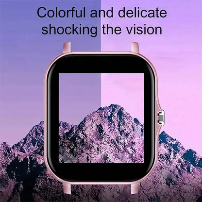 2024 Smart Watch Android Phone 1.44'' Pollici Schermo a colori Bluetooth Chiamata Ossigeno del sangue/ monitoraggio della pressione Smart Watch Donne Uomini