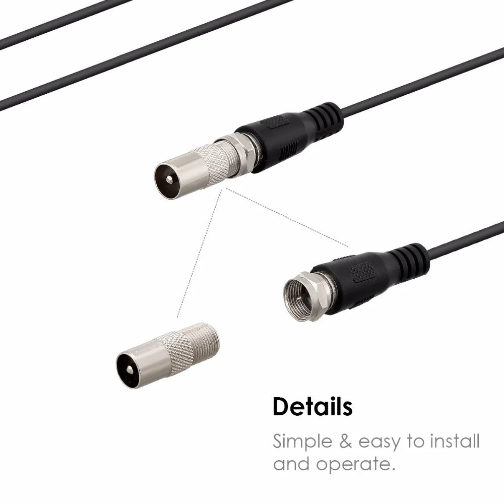 HD Digitale TV Antenna Indoor Amplificato DAB Alto Guadagno 200 Miglia Con Amplificatore Booster VHF/ UHF Risposta rapida Set di antenne per esterni