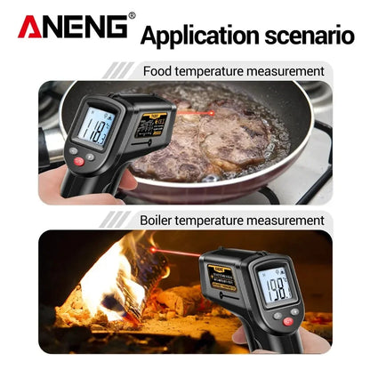 ANENG TH201 Celsius Display digitale termometro a infrarossi altamente sensibile senza contatto temperatura misurazione pistola igrometro