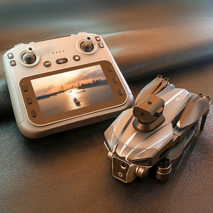 K18 Max 4,5 pollici grande schermo Drone 360° Laser per evitare ostacoli Posizionamento GPS Flusso ottico Dispositivo di lancio aereo RC Drone Giocattolo