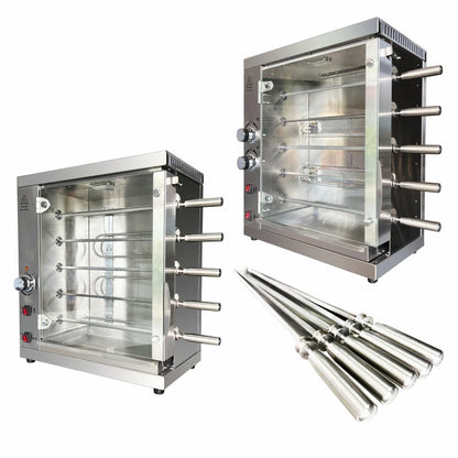 High Capacity Hot Selling Automatic Rotisseries Electric Gas Chicken Grill Rotisserie Roasting Machine Chicken Rotisserie Oven