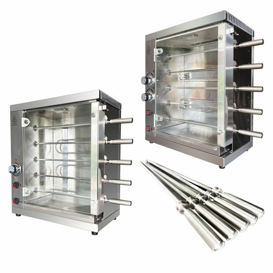 High Capacity Hot Selling Automatic Rotisseries Electric Gas Chicken Grill Rotisserie Roasting Machine Chicken Rotisserie Oven