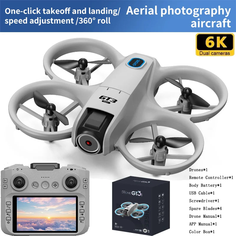 - 180° Doppie telecamere 5G WIFI Motori brushless Anti-ostacolo FPV Quadricottero pieghevole