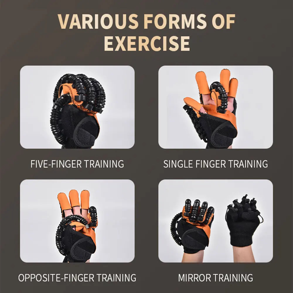 Robot Guanti di riabilitazione Training Mirror Gloves Finger Training Stroke Hemiplegia Rehabilitation Hand Function Recovery Glove