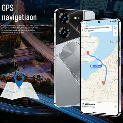 Cellulari Pova 5 Pro Originale 5G Smartphone 7.3HD Dual Sim Smart Mobile Phones 6800mAh Android 13 GPS Versione globale Telefono cellulare