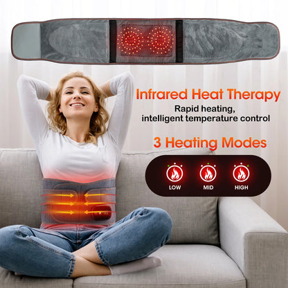 Cintura gonfiabile Protezione per decompressione lombare Back Brace riscaldato Vibrazione Massaggio Cintura Airbag Supporto Correzione della postura