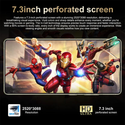 16 GB-ED 1 TERA Nuovo S + 25 Ultra Smartphone 2025 Originale 7.3HD Telefono cellulare Snapdragon 8 Gen3 Android 14 telefoni cellulari 4G 5G Dual SIM