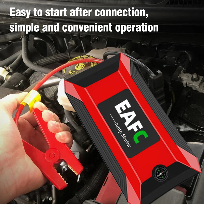 Avviatore di emergenza per auto 2000A/1200A/600A, dispositivo di avviamento di emergenza portatile Power Bank Booster per benzina e diesel