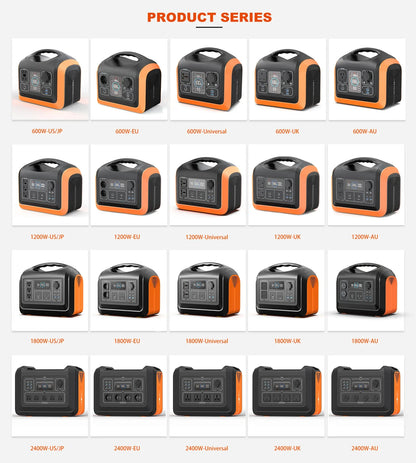 1200w charge backup powerstation lifepo4 battery energy system supply portable solar generator panel sets power station 1000w