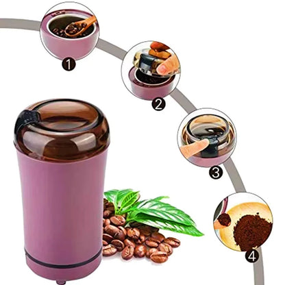 Multifunzionale pratico e conveniente smerigliatrice di grano elettrica smerigliatrice di chicchi di caffè smerigliatrice di erbe portatile domestico