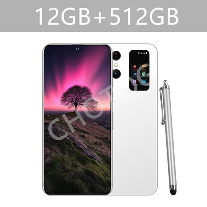 Cellulari 2025 SMS 25 Ultra 5G Smartphone originale 7.3HD Dual SIM 108MP Telefono cellulare Android versione globale 7800mAh Telefoni cellulari