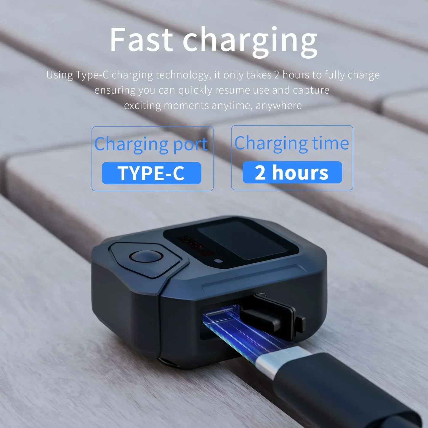 Telecomando Bluetooth GPS Action 5 Pro per DJI Action 4 Accessori per fotocamere sportive Orologio da polso con telecomando wireless da 25 m