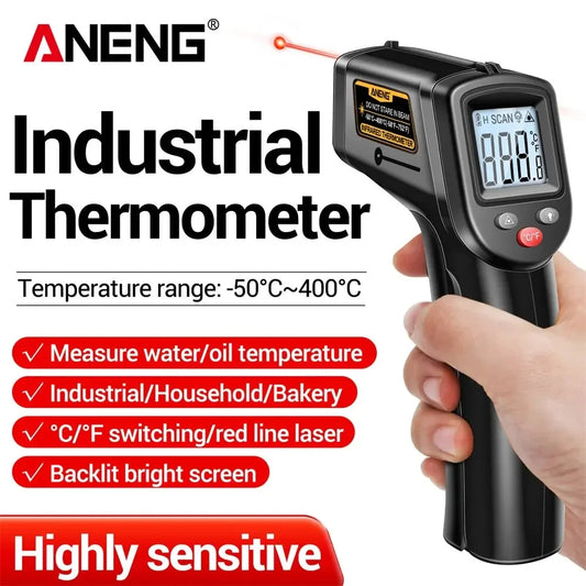 ANENG TH201 Celsius Display digitale termometro a infrarossi altamente sensibile senza contatto temperatura misurazione pistola igrometro