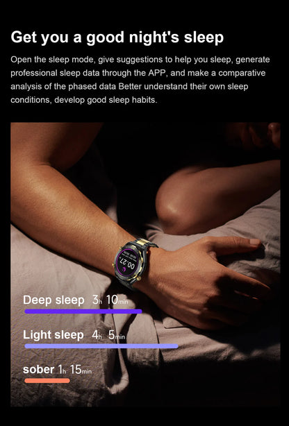 Nuovo smartwatch Z91PROMAX, chiamata Bluetooth, frequenza cardiaca, pressione sanguigna, monitoraggio del sonno per ricordare l'esercizio