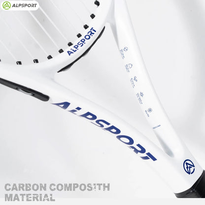 ALPSPORT Racchetta da tennis in fibra di carbonio T800 18K Racchetta professionale con borsa Racchetta da allenamento leggera per adulti Uomini Donne