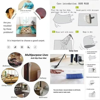 LK01 Zerbino antiscivolo per musicista rock classico, tappetino da cucina, pedalò, tappeto da corridoio, tappeto di benvenuto, decorativo per camera da letto）4（v