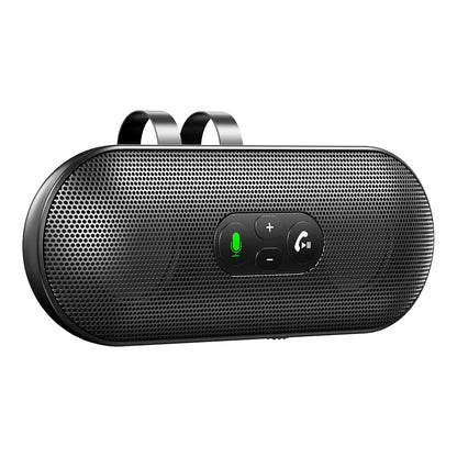 Kit Bluetooth 5.4 per auto vivavoce 6W, vivavoce solare, altoparlante, lettore MP3, ricevitore musicale wireless con assistente vocale