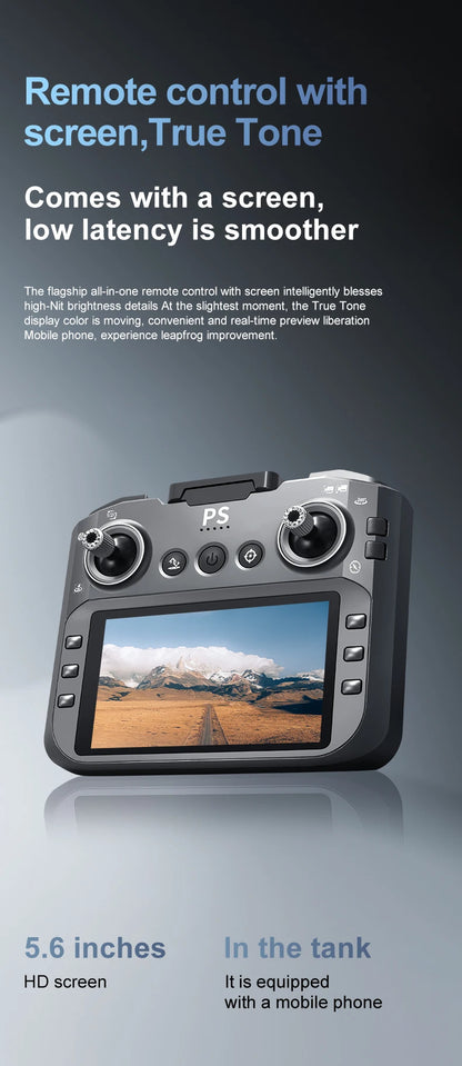 D13 RC Drone Professional 4K Camera con 5G WiFi FPV UAV Schermo Telecomando Brushless Obstacle Avoidance Quadcopter Giocattoli