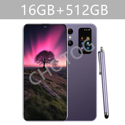 Cellulari 2025 SMS 25 Ultra 5G Smartphone originale 7.3HD Dual SIM 108MP Telefono cellulare Android versione globale 7800mAh Telefoni cellulari