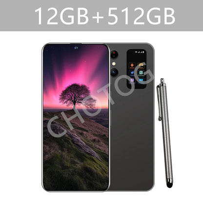 Cellulari 2025 SMS 25 Ultra 5G Smartphone originale 7.3HD Dual SIM 108MP Telefono cellulare Android versione globale 7800mAh Telefoni cellulari