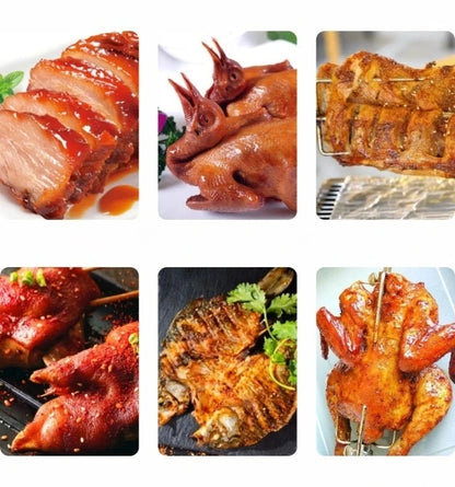 High Capacity Hot Selling Automatic Rotisseries Electric Gas Chicken Grill Rotisserie Roasting Machine Chicken Rotisserie Oven