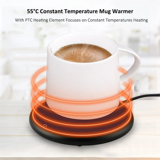 Riscaldatore di tazza USB caffè tazza scaldino elettrico latte tazza di tè riscaldamento sottobicchiere tazza scaldino per l'ufficio a casa USB scrivania tazza scaldino
