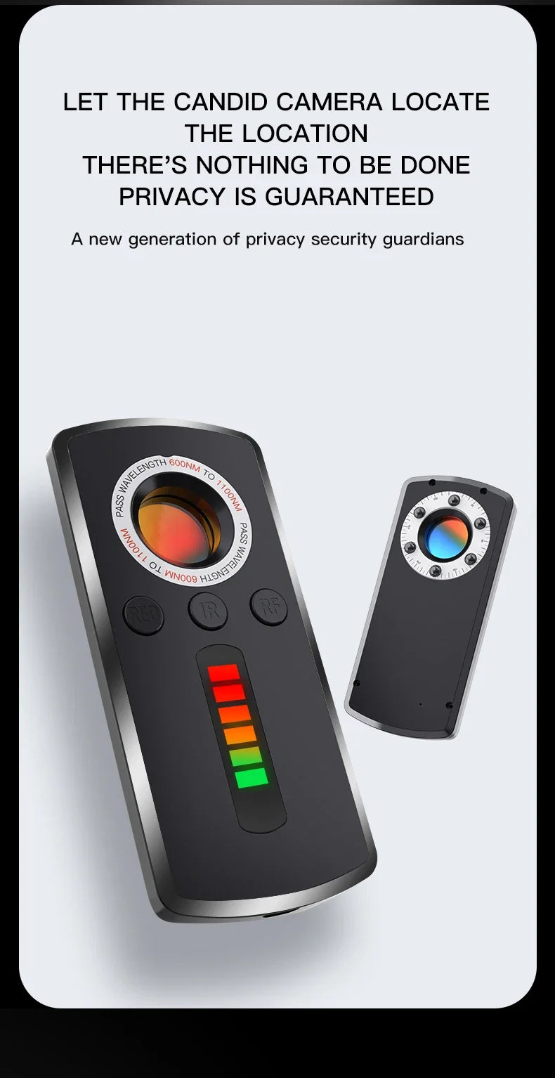 Hidden Camera Detector Anti Spy Gadget Professional Hunter Wireless Signal Car GPS Infrared Search Wiretapping Bug Mini Devices