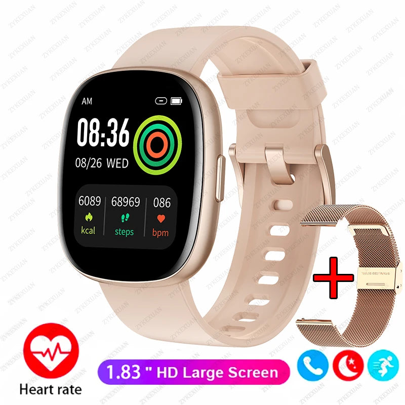 Per Xiaomi Android Smart Watch Uomini Donne Regalo Full Touch Screen Sport Fitness Orologi Bluetooth Chiamata Digitale Smartwatch 2025 Nuovo