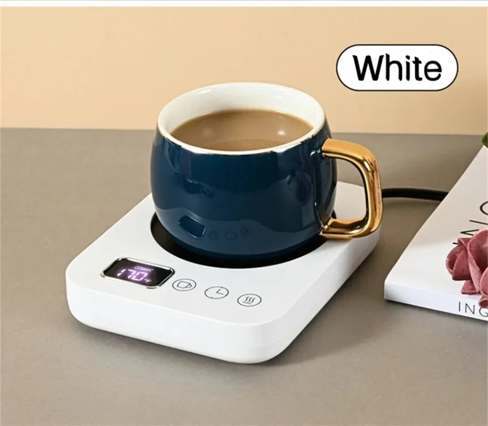 220V/ 110V Scalda Tazza Latte Riscaldamento Pad Tazza di caffè Sottobicchieri Smart Electric Beverage Warmer Insulat 3 ingranaggi regolabile ufficio casa