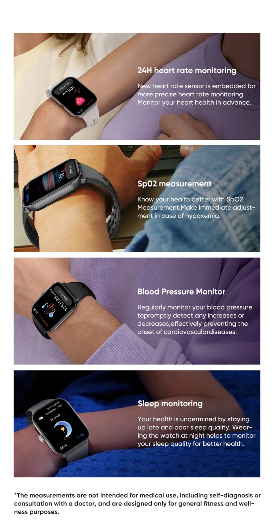 New Series 5 Watch5 Uomini Smart Watch Pressione sanguigna Ossigeno del sangue Frequenza cardiaca AI Voce Bluetooth Chiamata Donne SmartWatch per Xiaomi