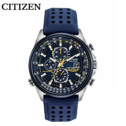 CITIZEN Blue Angel I Generazione Orologio da uomo al quarzo Nightlight Sky Eagle Blue Angel Luce Kinetic Energy Men’s Watch AT8020