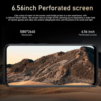 I16 Pro Smartphone 5G Android 5300mAH 12GB RAM 512G ROM 6.56Inch 1080x2640HD 24 + 48MP MTK10 Telefono cellulare di rete 4G