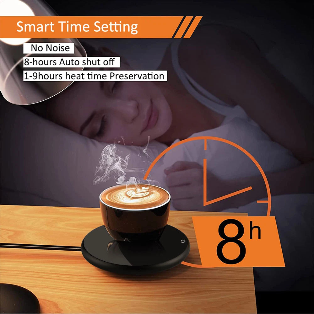 Riscaldatore di tazza USB caffè tazza scaldino elettrico latte tazza di tè riscaldamento sottobicchiere tazza scaldino per l'ufficio a casa USB scrivania tazza scaldino