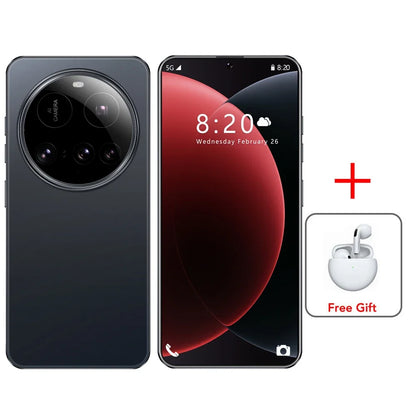 NEW M15 Ultra Original Mobile Phones 7.3inch Smartphone 4G 5G Dual SIM Cellphone Android Global Version 8000mAh GPS Cell Phone