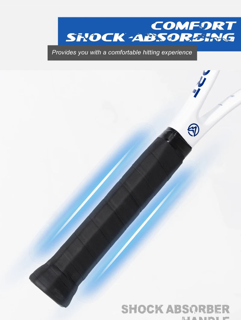 ALPSPORT Racchetta da tennis in fibra di carbonio T800 18K Racchetta professionale con borsa Racchetta da allenamento leggera per adulti Uomini Donne