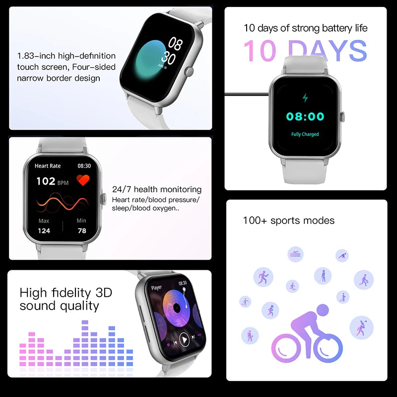2025 Nuovo per Xiaomi Redmi Watch 5 Originale Uomini GPS Traccia Bluetooth Chiamata Frequenza cardiaca Sport impermeabile Fitness Braccialetto intelligente Donne