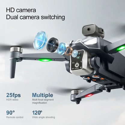 K18 Max 4,5 pollici grande schermo Drone 360° Laser per evitare ostacoli Posizionamento GPS Flusso ottico Dispositivo di lancio aereo RC Drone Giocattolo