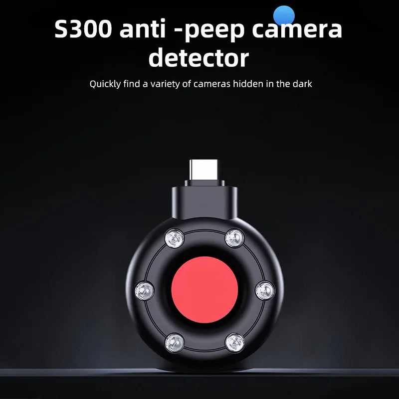 Rivelatore portatile della macchina fotografica Tipo C Mini telefono cellulare Allarme USB Hotel Infrarosso Anti Sorveglianza Anti Candid Shooting Pinhole Camera