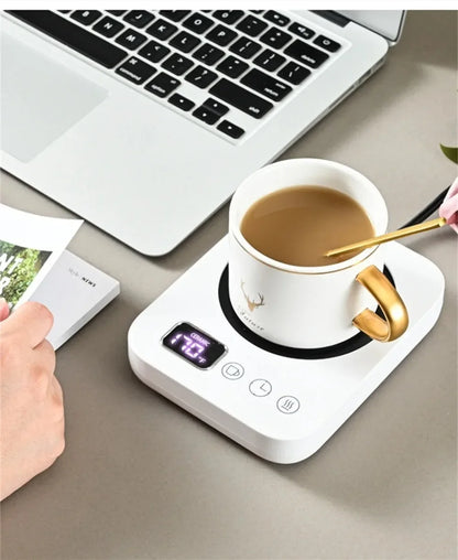 220V/ 110V Scalda Tazza Latte Riscaldamento Pad Tazza di caffè Sottobicchieri Smart Electric Beverage Warmer Insulat 3 ingranaggi regolabile ufficio casa