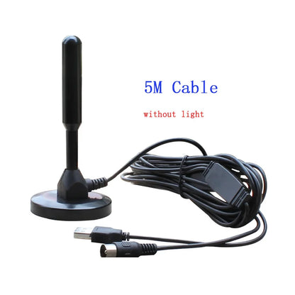 HD Digitale TV Antenna Indoor Amplificato DAB Alto Guadagno 200 Miglia Con Amplificatore Booster VHF/ UHF Risposta rapida Set di antenne per esterni
