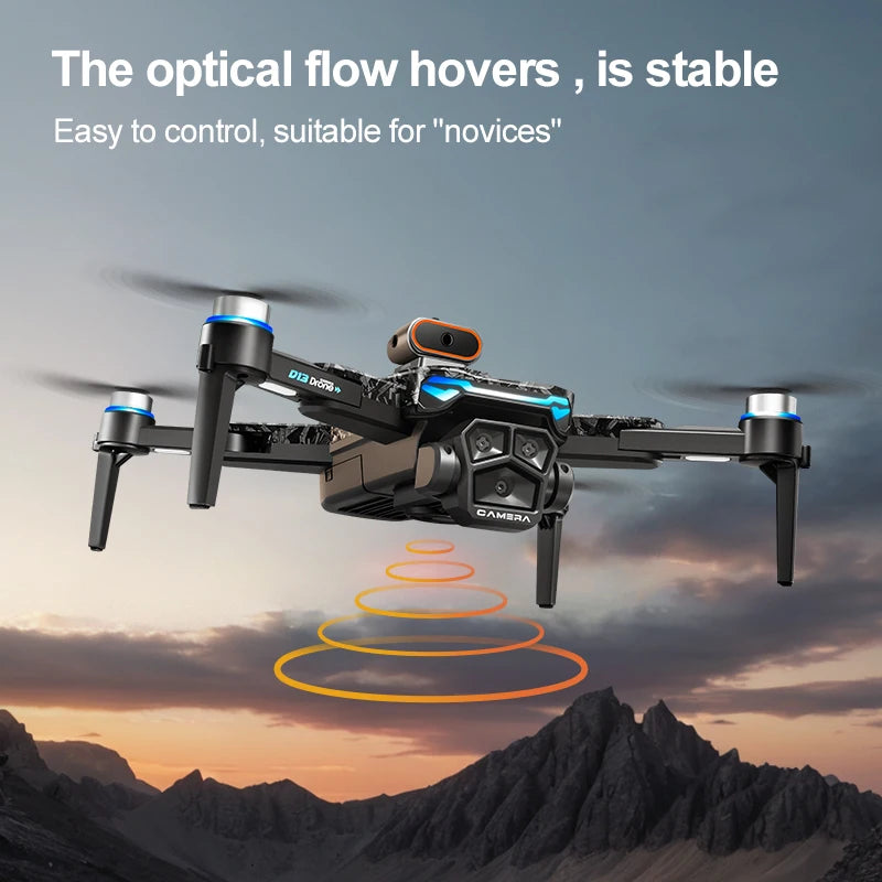 D13 RC Drone Professional 4K Camera con 5G WiFi FPV UAV Schermo Telecomando Brushless Obstacle Avoidance Quadcopter Giocattoli