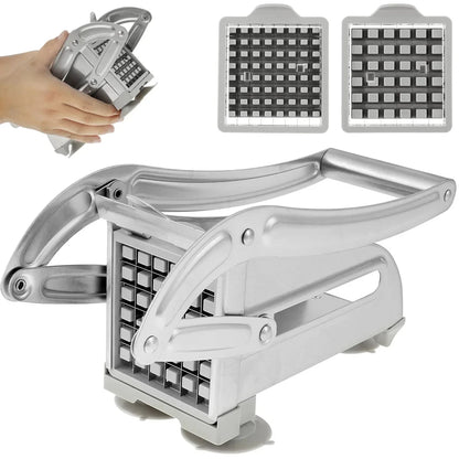 1 tagliapatate manuale in acciaio inossidabile, affettapatate, tagliapatate, tritacarne, tagliapatate, macchine utensili