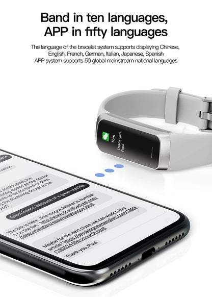 AMOLED Smartwatch Monitor della temperatura corporea Fitness Orologio sportivo 3 ATM impermeabile Uomini Smart Watch Band per le donne IOS Xiaomi 2025