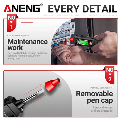 ANENG VD807 Una parola di induzione portatile 50/ 60Hz Smart Tester penna elettrica NCV sensore AC 12-300V senza contatto filo rivelatore strumenti