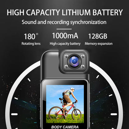 Ultra HD 4K WiFi Mini macchina fotografica portatile Registratore video digitale Polizia BodyCam Visione notturna a infrarossi Sport DV Camcorder 카메라