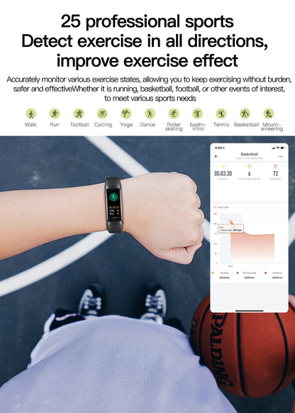 AMOLED Smartwatch Monitor della temperatura corporea Fitness Orologio sportivo 3 ATM impermeabile Uomini Smart Watch Band per le donne IOS Xiaomi 2025