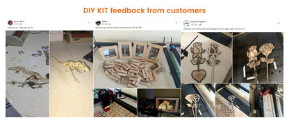 ALGO Laser Engraving Cutting Machine CNC Roller Rotary DIY Printer Graving Tool Powerful Woodworking Metal Wood Leather Acrylic