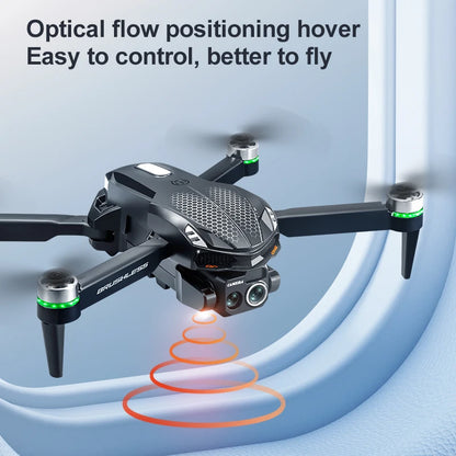 Drone S168 controllato da schermo, flusso luminoso brushless EEC 8K ad alta definizione, evitamento ostacoli su quattro lati, elicottero leggero FPV